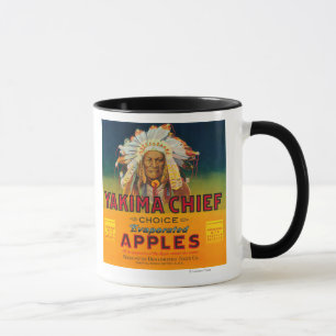 Yakima Chief Apple Label - Yakima, WA Mok