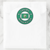 Yakima Washington Ovale Sticker (Tas)