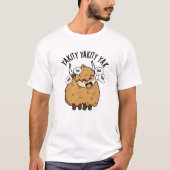 Yakity Yak Funny Animal Pun T-shirt (Voorkant)