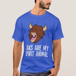 Yaks zijn mijn spirituele dier cadeau t-shirt