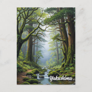 Yakushima Island Japan Reizen Briefkaart