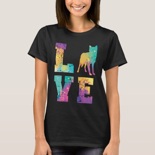 Yakutskaya Laika Love T-shirt (Voorkant)