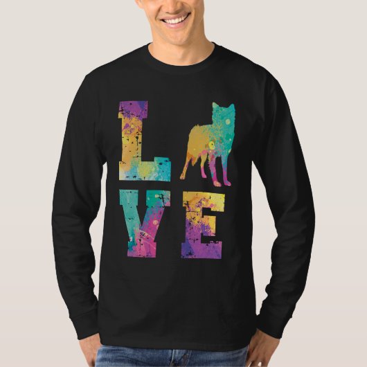 Yakutskaya Laika Love T-shirt (Voorkant)