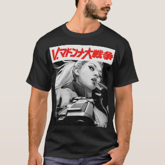 Yakuza Japanese Cyberpunk Girl Urban Style T-shirt