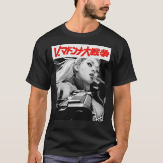 Yakuza Japanese Cyberpunk Girl Vaporwave Urban Sty T-shirt
