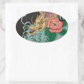 Yakuza Tattoo Ovale Sticker (Tas)