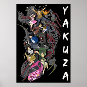 Yakuza yakuza 0 1 2 3 4 5 gestorven zielen poster