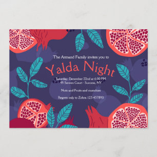 Yalda Night Invitations Kaart