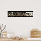 Yale Crew Team & Subs Huge Foto 1910 Poster (Keuken)