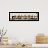 Yale Football Team Foto 1908 Poster (Keuken)