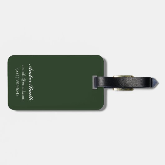 Yale's Eversustainable Devil's veilingspel Bagagelabel (Achterkant horizontaal)