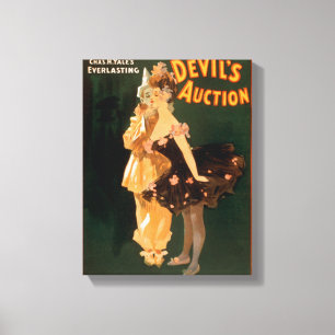 Yale's Eversustainable Devil's veilingspel Canvas Afdruk