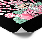 Y'all Are Nuts Nutcracker Funny Xmas Pajamas Merry Poster (Hoek)