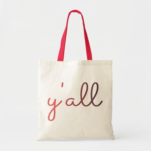 Y'all Budget Tas (Voorkant)