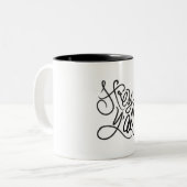 YALL Casual Southern Greeting Coffee Mok (Voorkant links)