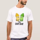 Yall Cray Cray Funny Crazy Crayon Pun T-shirt (Voorkant)