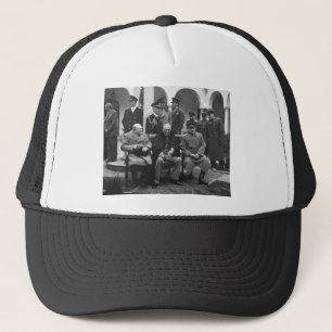 Yalta Conference Roosevelt Stalin Churchill 1945 Trucker Pet