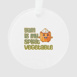 Yam is mijn spirit groente klassieker ornament