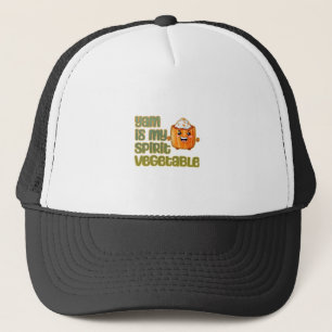 Yam is mijn spirit groente klassieker trucker pet