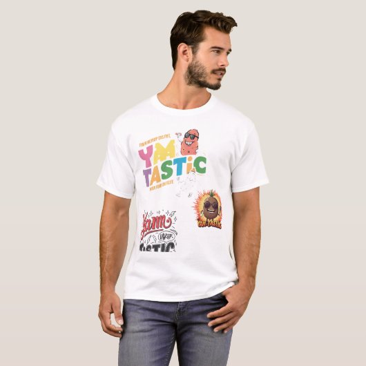 Yam-Tastic Hommes T-shirt Design 👕 ✅ (Devant entier)