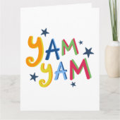 Yam Yam Black Country Quotes Kaart (Voorkant)