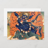 Yama Dharmaraja Buddhist Deity Briefkaart (Voorkant / Achterkant)