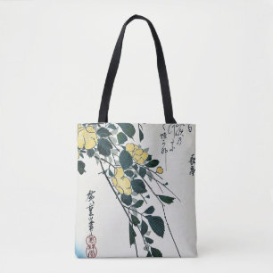 Yamabuki en kikker, Hiroshige, Ukiyo-e Draagtas