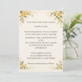 Yamabuki Wedding Invitation (Debout devant)