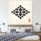 Yamaguchi Canvas Afdrukken van KAMON (familiegroef (Insitu (Slaapkamer))