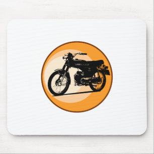 Yamaha FS1E 'FIZZY' Klassieke brommer Muismat