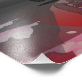 Yamaha R1 in the sunset Foto Afdruk (Hoek)