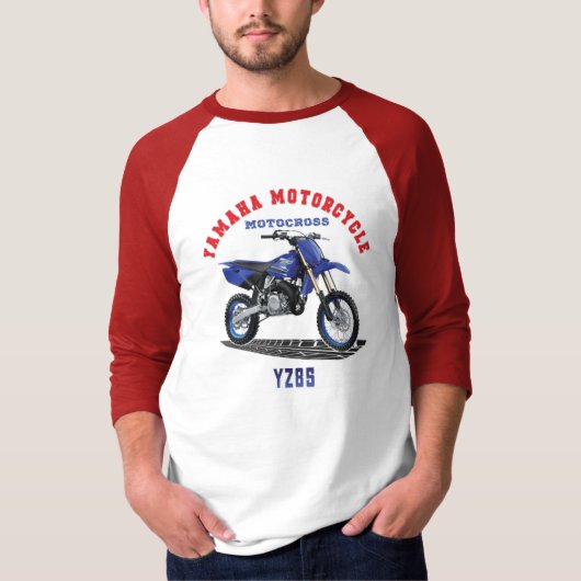 YAMAHA YZ85 Custom Designer Apparel T-Shirt (Voorkant)