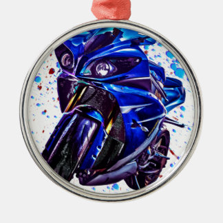 Yamaha YZF R1 Art Print Metalen Ornament