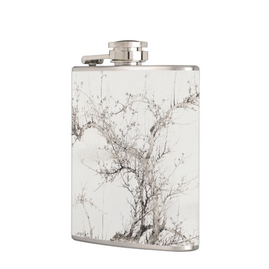 Yamamoto Baiitsu Winter  Japans schilderen Heupfles (Links)