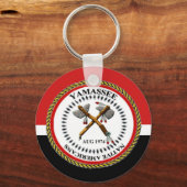 Yamassee Native American Sleutelhanger (Voorkant)