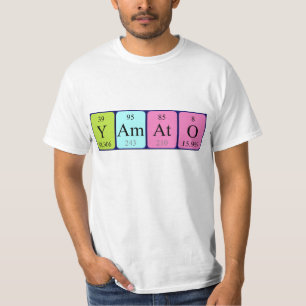 Yamato periodiek systeem naam shirt