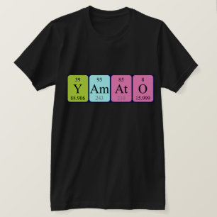 Yamato periodiek systeem naam shirt