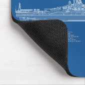 Yamato - Schip Blauwdruk Plannen ABD Muismat (Hoek)