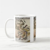 Yamauba et un singe, Shunsho, 1791 Mug (Gauche)