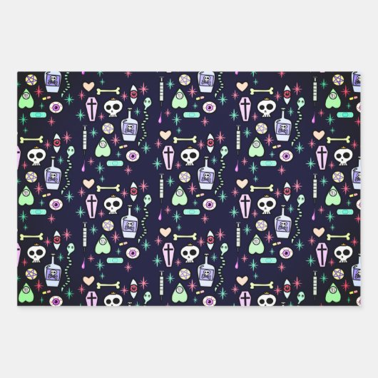 Yami Kawaii - kerstpapier Inpakpapier Vel (Voorkant)