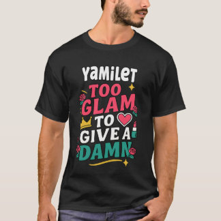 YAMILET Gepersonaliseerd Damescadeau Aangepast YAM T-shirt