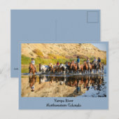 Yampa River - Western Travel Briefkaart (Voorkant / Achterkant)