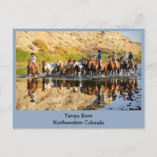 Yampa Rivier - Westerse Reis Briefkaart