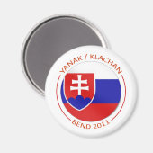 Yanak Klachan Magnet de la Réunion (Recto/Verso)
