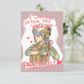 Yandere Operator Valentijn 1 Kaart (Staand voorkant)