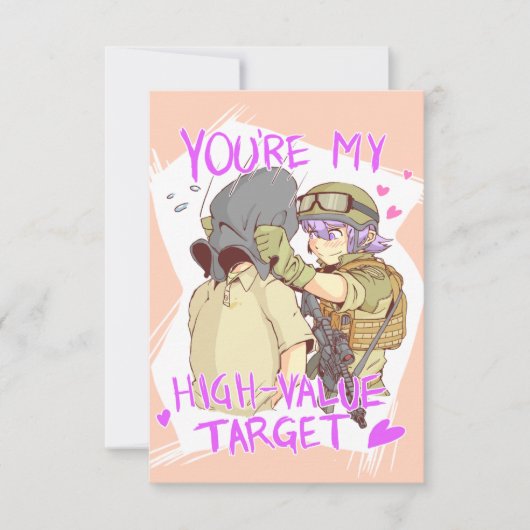 Yandere Operator Valentijn 2 Kaart (Voorkant)