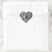 yang charm hart sticker (Tas)