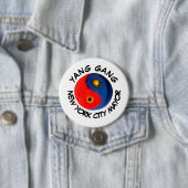 Yang Gang NYC Mayor Ronde Button 7,6 Cm (In situ)