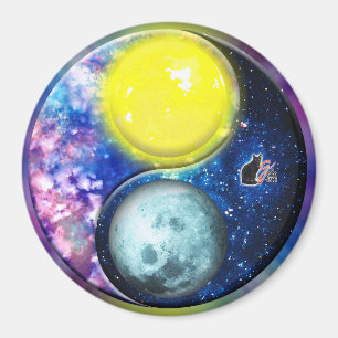 Yang-Yin / Aimant Soleil-Lune
