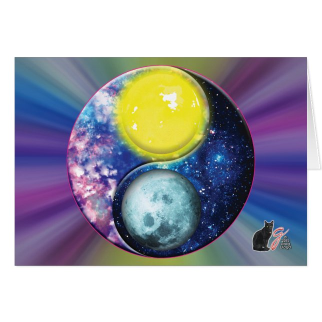 Yang-Yin/Sun-Moon (Voorkant Horizontaal)